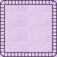 thumbnail image 1 of Ahgly Company Indoor Square Patterned Rich Lilac Purple Area Rugs, 5' Square, 1 of 6