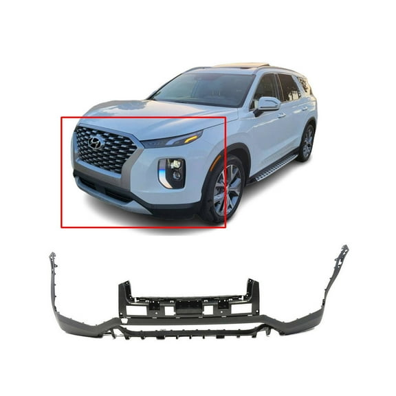 DCP Front Lower Bumper Cover For 2020-2022 Hyundai Palisade Primed HY1015114
