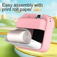 thumbnail image 6 of Kid's Printing Instant Camera Print Build In 2.0 Inch Screen 180 Degree Rotating HD Lens 24 Megapixel Lightweight And Portable Printing Camera Pink, 6 of 8