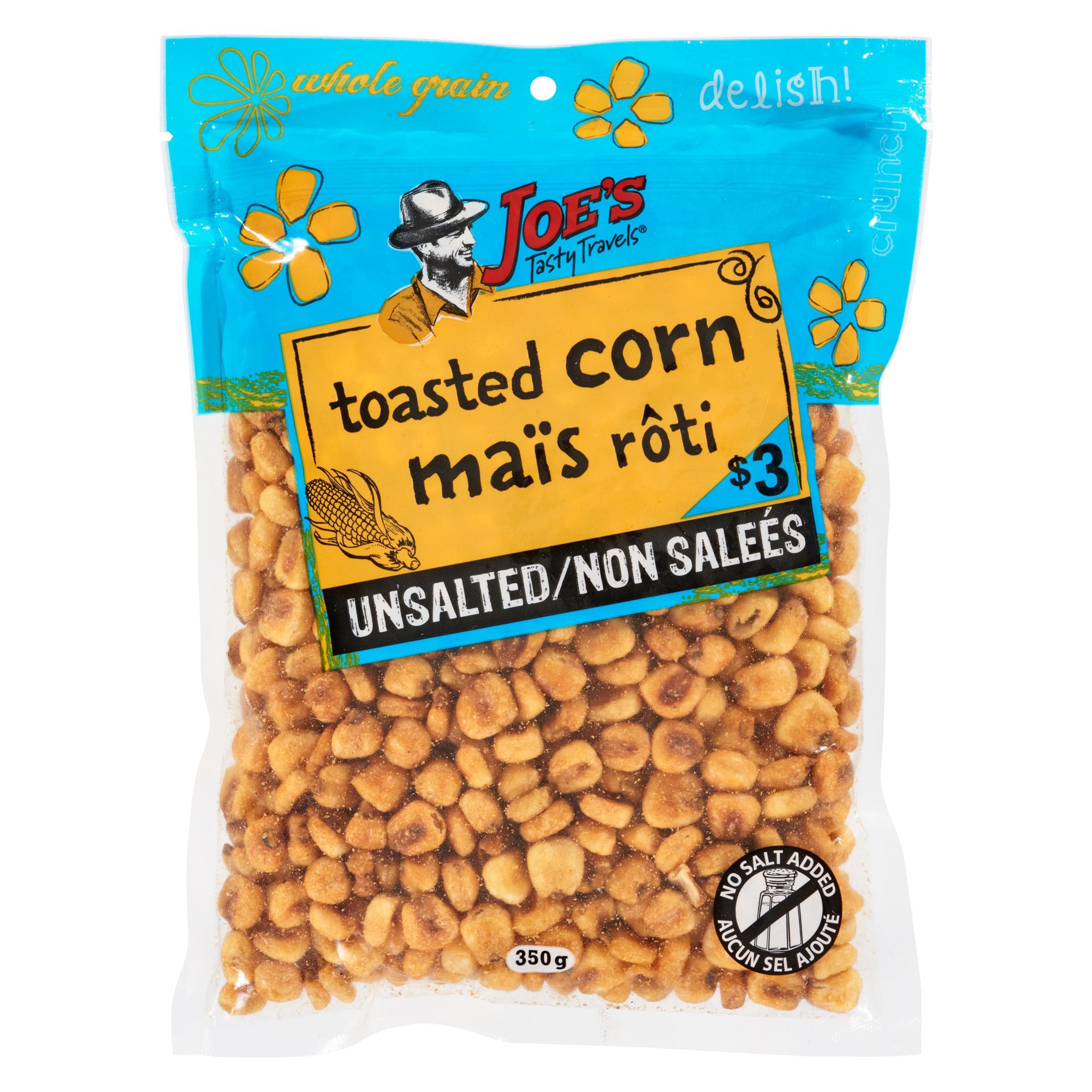 Joe's Tasty Travels Unsalted Toasted Corn
