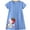 Blue Rabbit, variant on WIBACKER 2-7T Little Girls Unicorn Cake Dress Birthday Party Princess Cotton Summer Dresses
