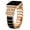 Rose Gold/Black, variant on Compatible with Apple Watch Band for Women 38/40/41/42/44/45/46/49mm, Celtic Knot Stainless Steel Resin Bracelet Band, Dressy Chain Link Strap for iWatch Series 11/10/9/8/7/6/5/4/SE/Ultra