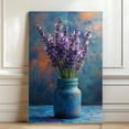 thumbnail image 4 of Lavender Flower Canvas Wall Art 8x12 inches - Vintage Elegant Botanical Floral Lavender Flower Watercolor Canvas Print, 4 of 5