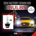 thumbnail image 2 of ICBEAMER 8000K D2S D2C D2R Xenon Factory HID Direct Replacement for 66040 66240 85122 OEM Headlight low beam Color Light Blue bulb, 2 of 9