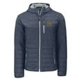 thumbnail image 2 of Men's-Cutter & Buck  Anthracite Northern Arizona Lumberjacks Rainier Eco PrimaLoft Hooded Full-Zip Jacket, 2 of 3