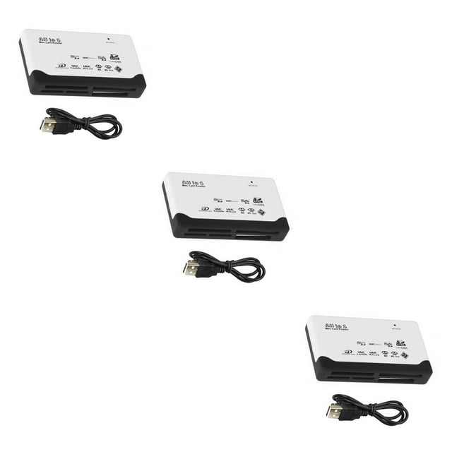 Seitruly Lector de tarjetas de memoria Oficina Adaptador USB externo Computadora Velocidad de transmisión de datos rápida Convertidor de plástico con Type1