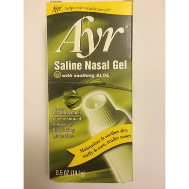 Ayr Saline Nasal Gel, With Soothing Aloe, (Pack of 6)