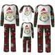 thumbnail image 1 of Conjuntos de pijamas navideños familiares a juego Grinch 2024, pijama de Grinch con parte superior y pantalones de pijama a cuadros, pijama de Grinch para niños y adultos para la familia, Mujer L, 1 of 4