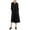 Deep Black, variant on Alfani Womens Petites Collar Midi Shirtdress