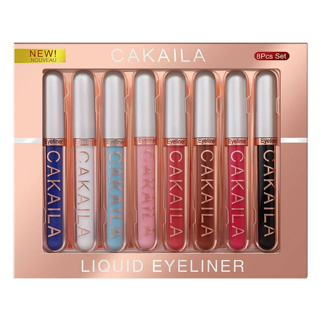 8-color Liquid Glitter Eyeliner Metallic Shimmer Eyeshadow