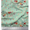 thumbnail image 1 of Soimoi Poly Crepe Fabric Feather,Branch & Bird Kids Print Fabric by Yard 52 Inch Wide, 1 of 1
