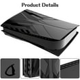 thumbnail image 3 of HEYSTOP PS5 Plates for PS5 Accessories, Anti-Scratch Dustproof Face Plates Replacement Accessories for Playstation 5 Disc Edition,Black, 3 of 10