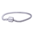 thumbnail image 2 of Pulsera de Mujer para Charms LuckyLy, Acero Inoxidable, Modelo Nuria plateado UNITALLA, 2 of 6