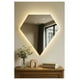 thumbnail image 2 of Espejo con Luz LED en forma de diamante, 2 of 3