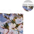 thumbnail image 5 of Oil Painting Dove Flowers Bath Shower Curtain Liners - 60x72in - 100% Polyester - Waterproof Bath Curtain with C-Shaped Hooks for Bathroom Decoration 1 Panel, 5 of 5