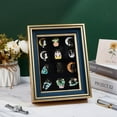 thumbnail image 5 of 1 pc Gold Pin Display Shadow Box 6.7x2x8.7 Inch Pin Collection Display Frame with Clear Window Medal Display Shadow Box Enamel Pin Display Frame for Military Medals Jewelry Pin Collectibles, 5 of 6