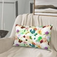 thumbnail image 5 of Lsque Floral Vintage Pattern Pillow Case – Soft & Cozy Throw Pillow Cover, Hypoallergenic Cushion Case for Sleeping Women with Envelope Closure-14"x20", 5 of 6