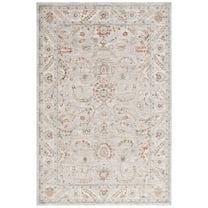 SAFAVIEH Hamilton Meridith Oriental Polyester Area Rug, Grey/Gold, 9' x 12'