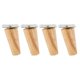 thumbnail image 4 of 8/10/15cm Solid Wood Furniture Leg Straight Feet Sofa Bed Cabinet Table And Chair Replacement Feet Sloping Feet Replacement, 4 of 5