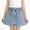 Blue, variant on Eltusu Girls Denim Skirts, A-Line Casual Fashion Elastic Waistband Skirts with Pockets Blue Size 6T