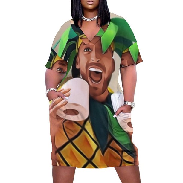 Pedro The Ananas vestido suelto con bolsillos vestido de verano para mujer ropa de verano para mujer vestido de verano suelto 2025