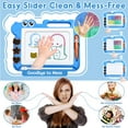 thumbnail image 4 of AiTuiTui Magnetic Drawing Board Toddler Toys Gift for 2 3 Year Old Girls Boys, Sketch Writing Doodle Pad Age 2-4 Travel Games, Educational Learning Kids Toys for Toddlers Birthday (Blue), 4 of 7