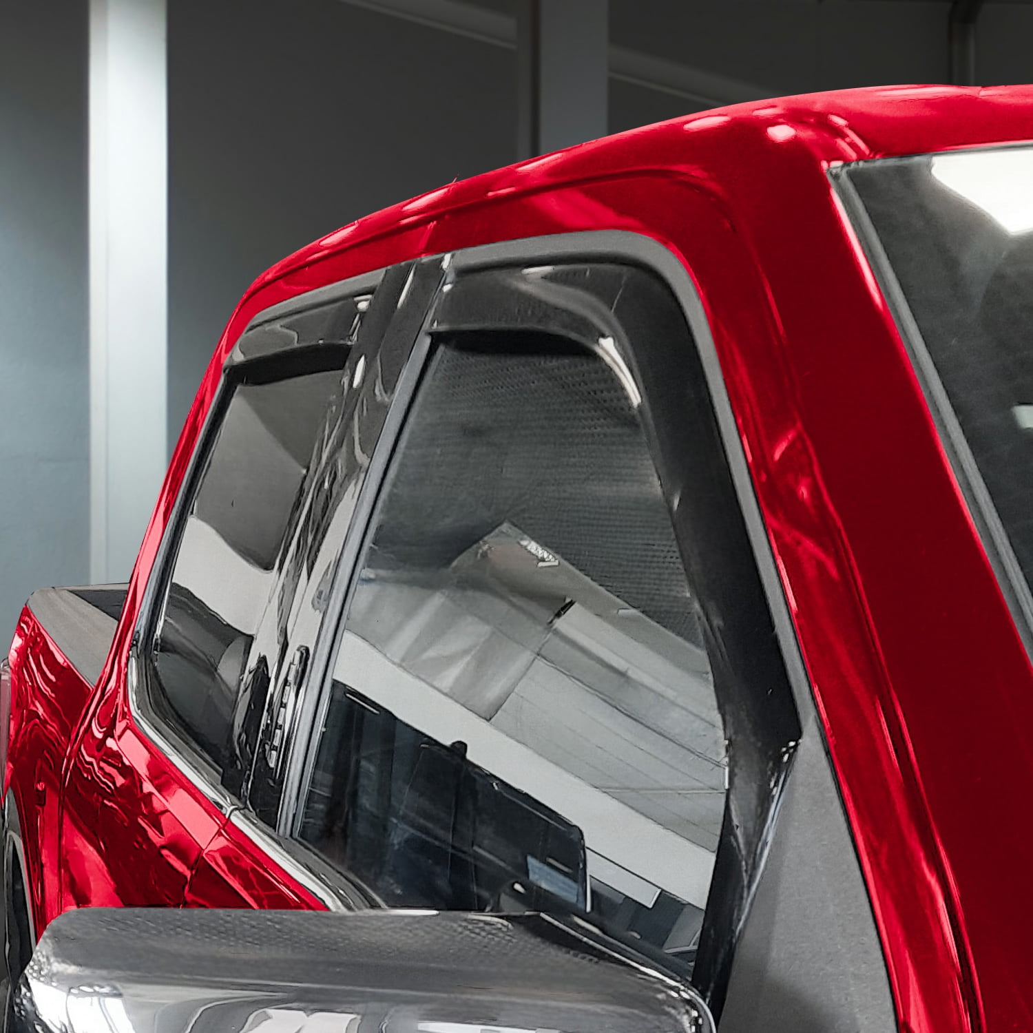 Voron Glass in-Channel Extra Durable Rain Guards for Ford F150 2021-2026 SuperCab, Window Deflectors, Vent Window Visors, 4 Pieces - 200716