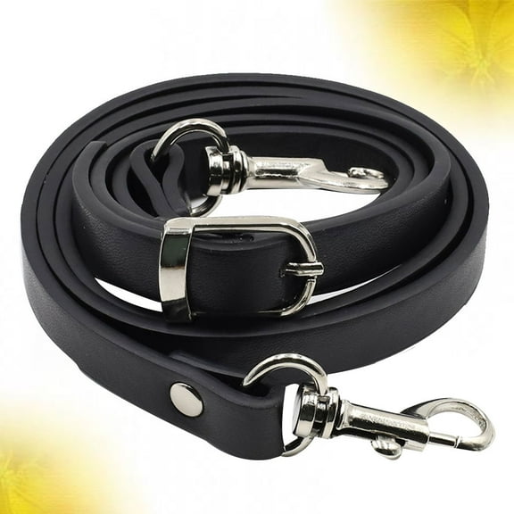 KONTONTY Purse Straps for Handbags, Black Thin Strap for Travel, 1 Pack