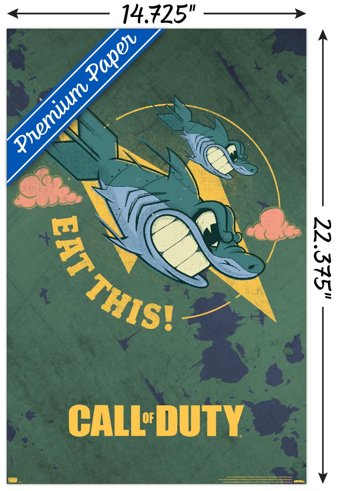 Call of Duty: Vanguard - Eat This Wall Poster, 14.725" x 22.375"