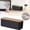 D, variant on SparkleHome White Cable Box with Wood Lid for Desk TV Computer USB Hub Power Strip Organizer