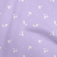 thumbnail image 1 of oneOone Cotton Flex Amethyst Fabric Plants Silhouette Leaf With Dot Sewing Fabric By The Yard Printed Diy Clothing Sewing Supplies 40 Inch Wide, 1 of 4