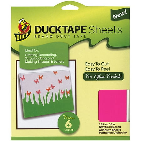 Shurtech Duck Tape Sheets Multi-Pack, 6pc