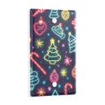 thumbnail image 2 of Yayeee Blank Wall Plate Cover 1-Gang 4.5"x2.7" Home Unused Decorative Outlet, Neon Christmas, 2 of 7