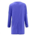 thumbnail image 4 of AherBiu Womens T Shirts Plus Size Casual Loose Long Sleeve Tops Lightweight Pullover Tees with Pockets, 4 of 4