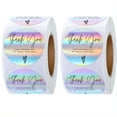 thumbnail image 5 of Lavish Cover Holographic Thank You Stickers, 1" Round "For Supporting My Small Business" Labels, 500pcs/Roll, 2 Rolls for Packaging, Gifts & Envelopes, 5 of 9