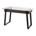 thumbnail image 3 of Lumisource Duke Contemporary Desk In Black Metal And Walnut Wood OFD-DUKE BKBN, 3 of 6