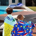 thumbnail image 4 of Print Sherpa Cotton Kids Beach Towel - Super Soft 48"x24" Quick-Dry Bath Pool Towel for Boys Girls, 4 of 10