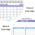 thumbnail image 3 of Calendario alemán de escritorio plegable de pie 2024, de enero de 2024 a diciembre de 2024, 6,9" x 6,3", calendario de escritorio de 12 meses, 3 of 6