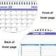 thumbnail image 3 of Calendario alemán de escritorio plegable de pie 2024, de enero de 2024 a diciembre de 2024, 6,9" x 6,3", calendario de escritorio de 12 meses, 3 of 6