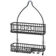 thumbnail image 1 of Organizador de cabezal de ducha, sencillo, para el hogar, acero negro, 1 of 5