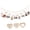 B, variant on Yihuala Hanging Photo Display with Clip,Bohemians Wooden Beads Garland Collage Picture Frame Wall Decors,Photo String with 9 Cli