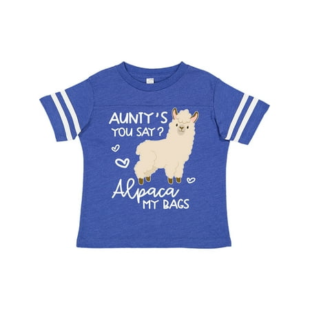 

Inktastic Aunty s You Say Alpaca My Bags Gift Toddler Boy or Toddler Girl T-Shirt