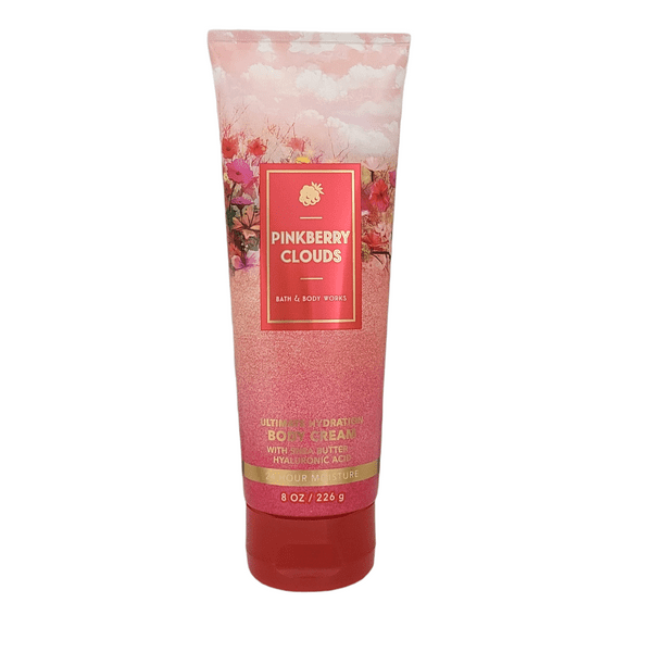 Bath & Body Works Pinkberry Clouds Ultimate Body Cream With Hyaluronic Acid 8 oz