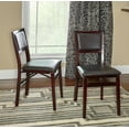 thumbnail image 4 of Linon Kristle Indoor Folding Dining Chair, Set of 2, Espresso/Dark Brown, 4 of 12