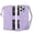 Purple, variant on Kryonix Crossbody Case for iPhone 16 Pro Max, RFID Blocking, Card Holder Wallet Cover, Zipper Pocket PU Leather Magnetic Snap Shoulder Strap Large Capacity Purse Protective with Lanyard, Black