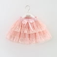 thumbnail image 2 of Girls Tutu Dress Layered Skirt with Satin Waistband, Fluffy Mesh Cake Skirt for Party, Elastic Half Skirt for Birthday (3-10Y), 2 of 7