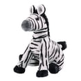 thumbnail image 2 of Super Soft Plush Wild Life Artist Conservation Critters Zebra Plush, 2 of 2