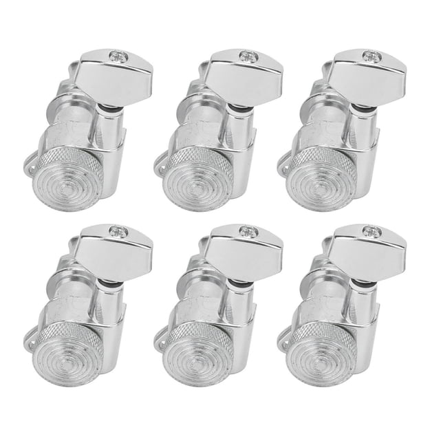 Clavija de afinación de guitarra eléctrica con bloqueo, 6 piezas Cuerda de guitarra con bloqueo Clavija de afinación de cuerdas de guitarra con bloqueo Cabezal de afinador de guitarra probado profesionalmente