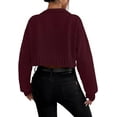 thumbnail image 3 of HAHDAXIA Ensemble de Chandail 2 Pcs pour Femme Cardigan Court à Manches Longues Ensemble de Chandail Court, 3 of 5
