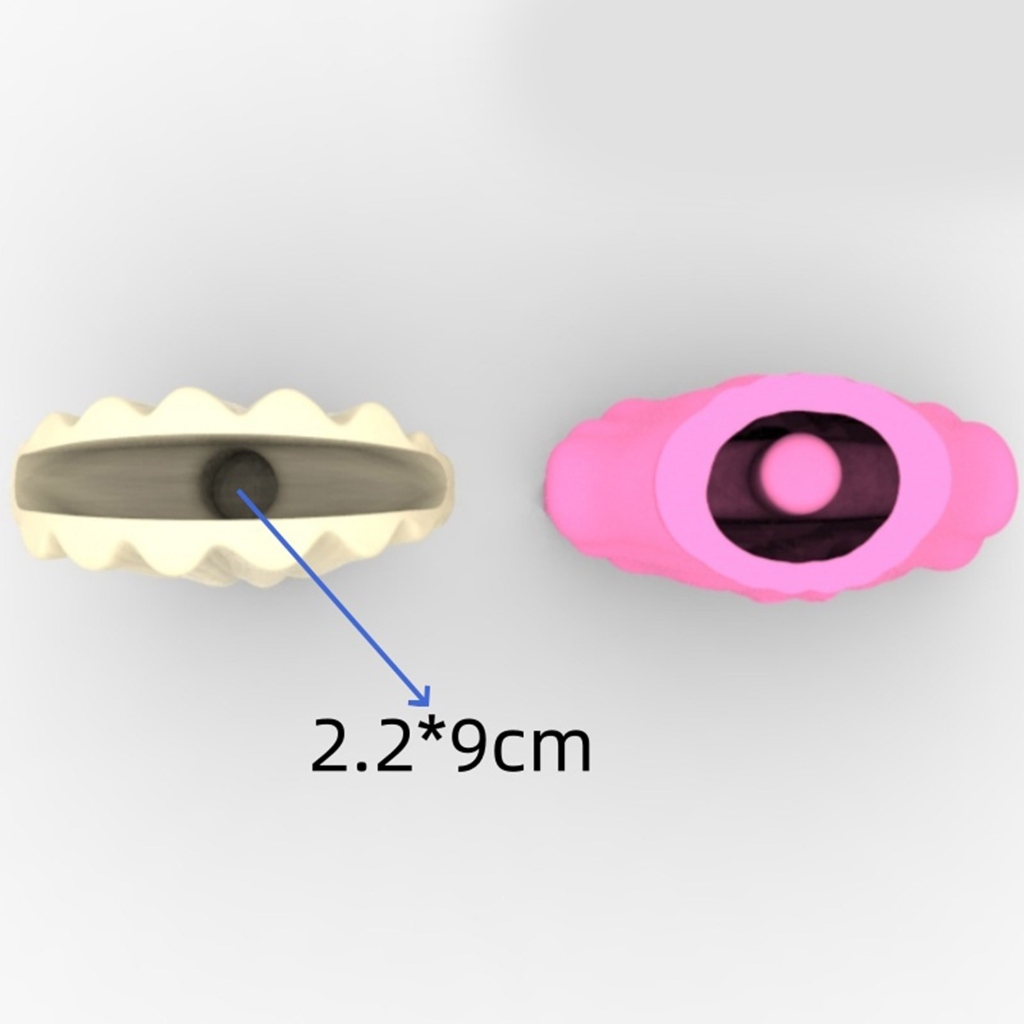 Aurgiarme Creative Silicone Mould Shell Shape Concrete Flower Pots Moulds for Resin Planter Vase Pen Holder Crafting
